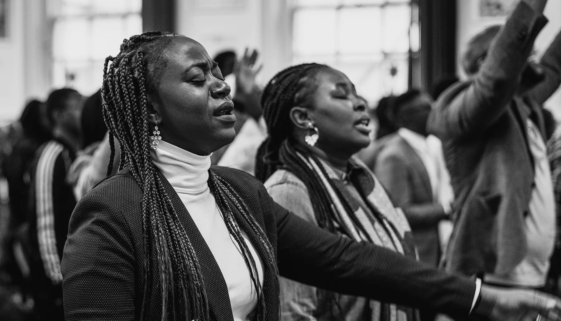 Sunday worship at City of David